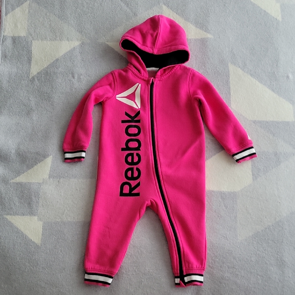 💖 Reebok Pink Hoodie Onesie